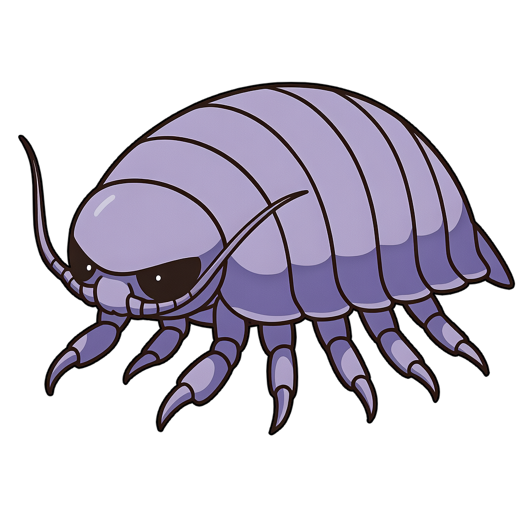 bathynomus giganteus ダイオウグソクムシのイラスト