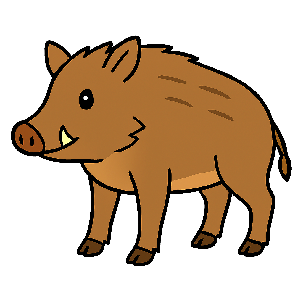 boar　イノシシ（いのしし・猪）