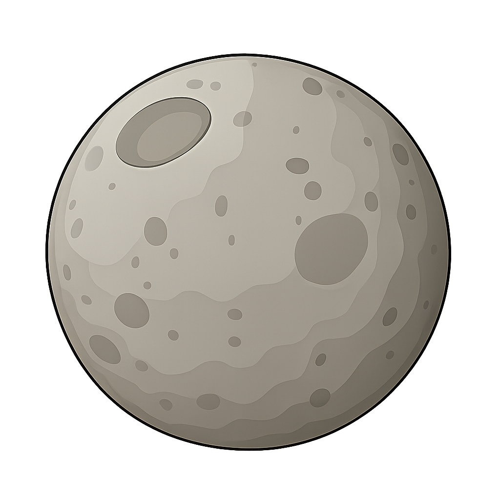 ceres_(dwarf_planet) ケレス（準惑星）のイラスト