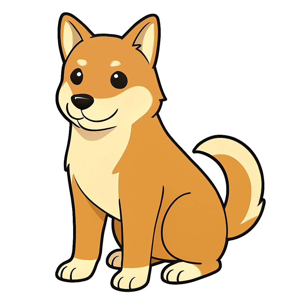 dog　イヌ（いぬ・犬）のイラスト