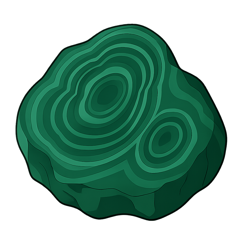malachite_rough_stone　孔雀石（クジャク石・マラカイト）の原石