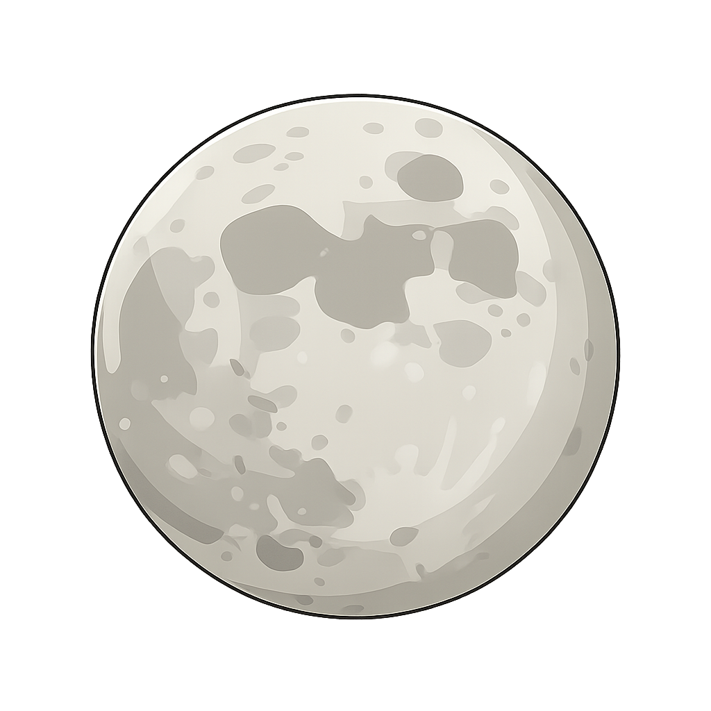 moon 月のイラスト