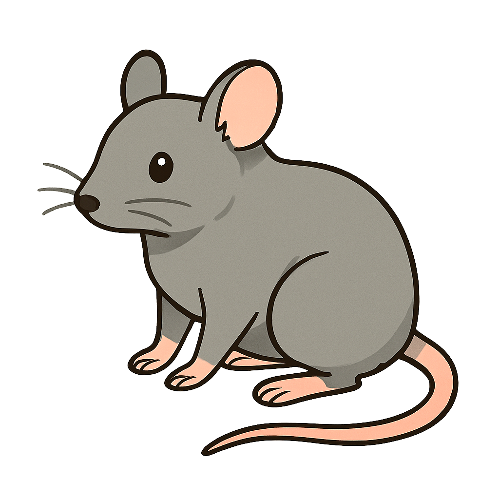 mouse　ネズミ（ねずみ・鼠）のイラスト