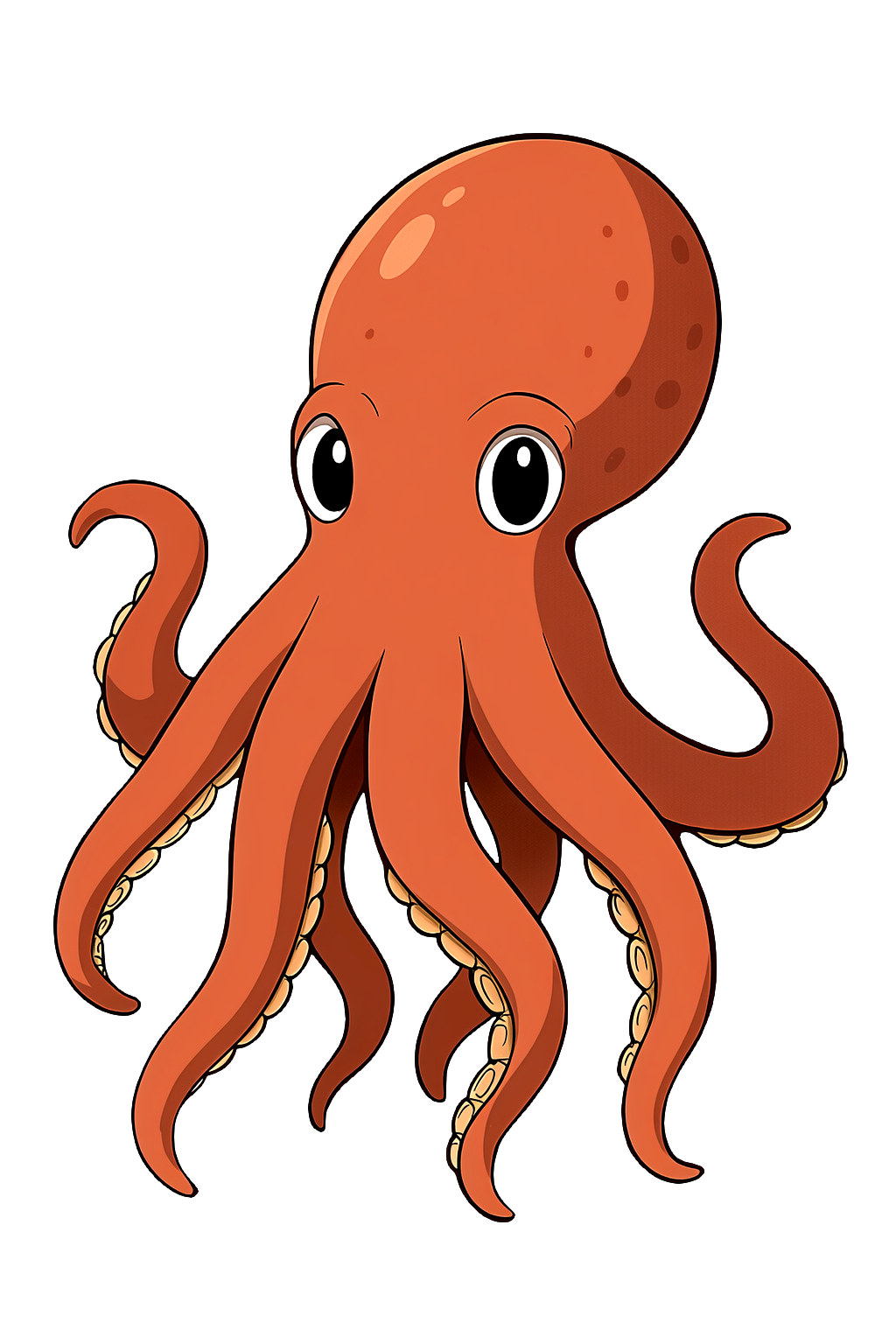 octopus タコのイラスト