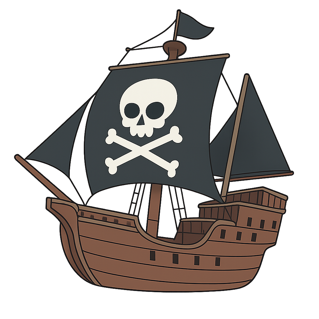 pirate_ship　海賊船のイラスト