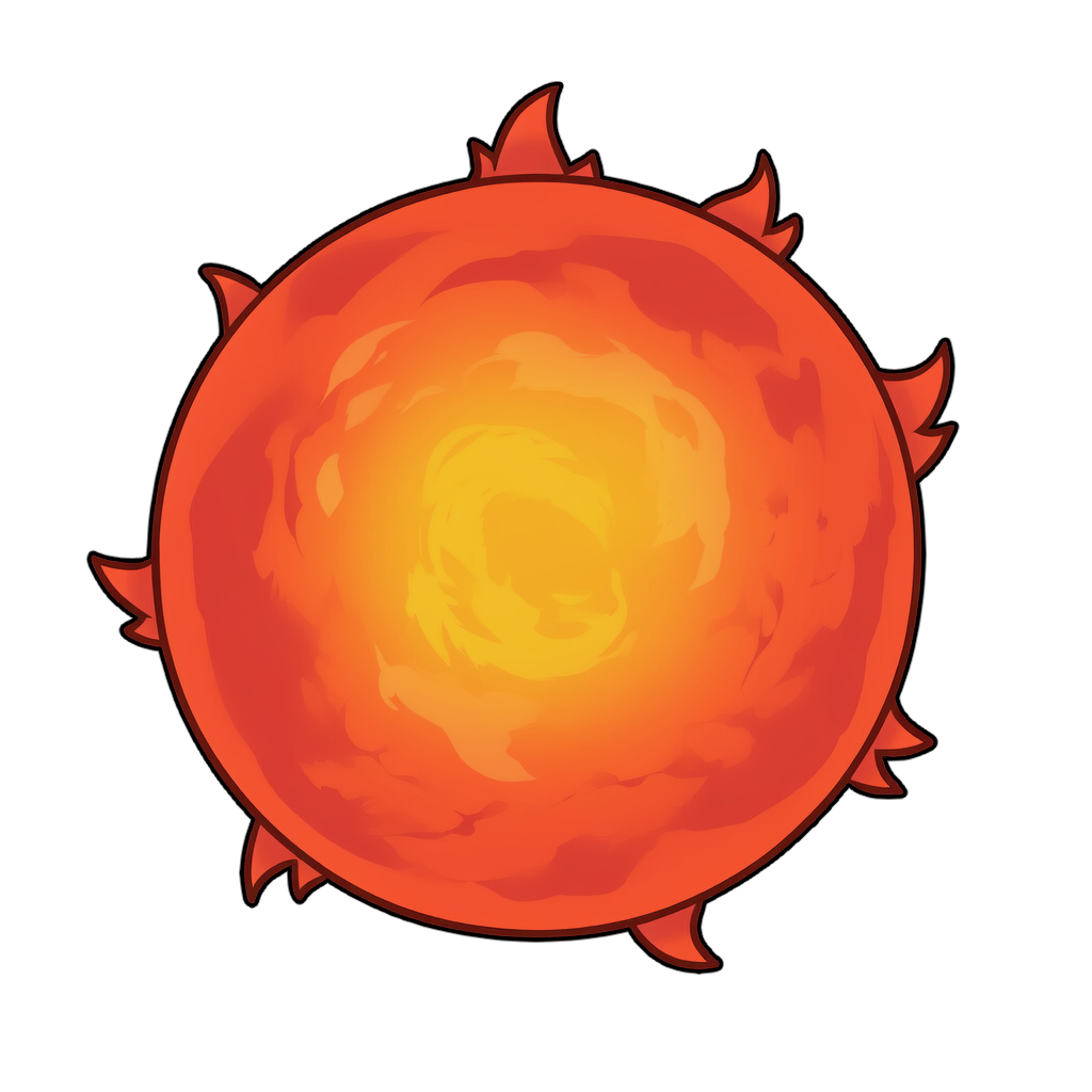 red_giant 赤色巨星のイラスト