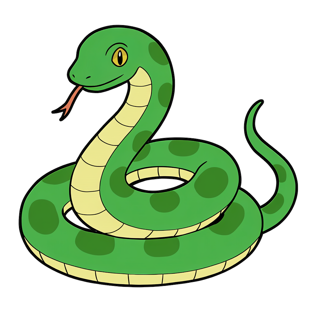 snake　ヘビ（へび・蛇）のイラスト