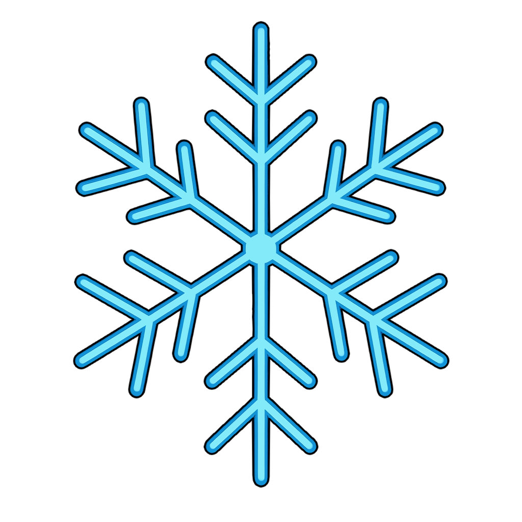 snowflake 雪の結晶のイラスト