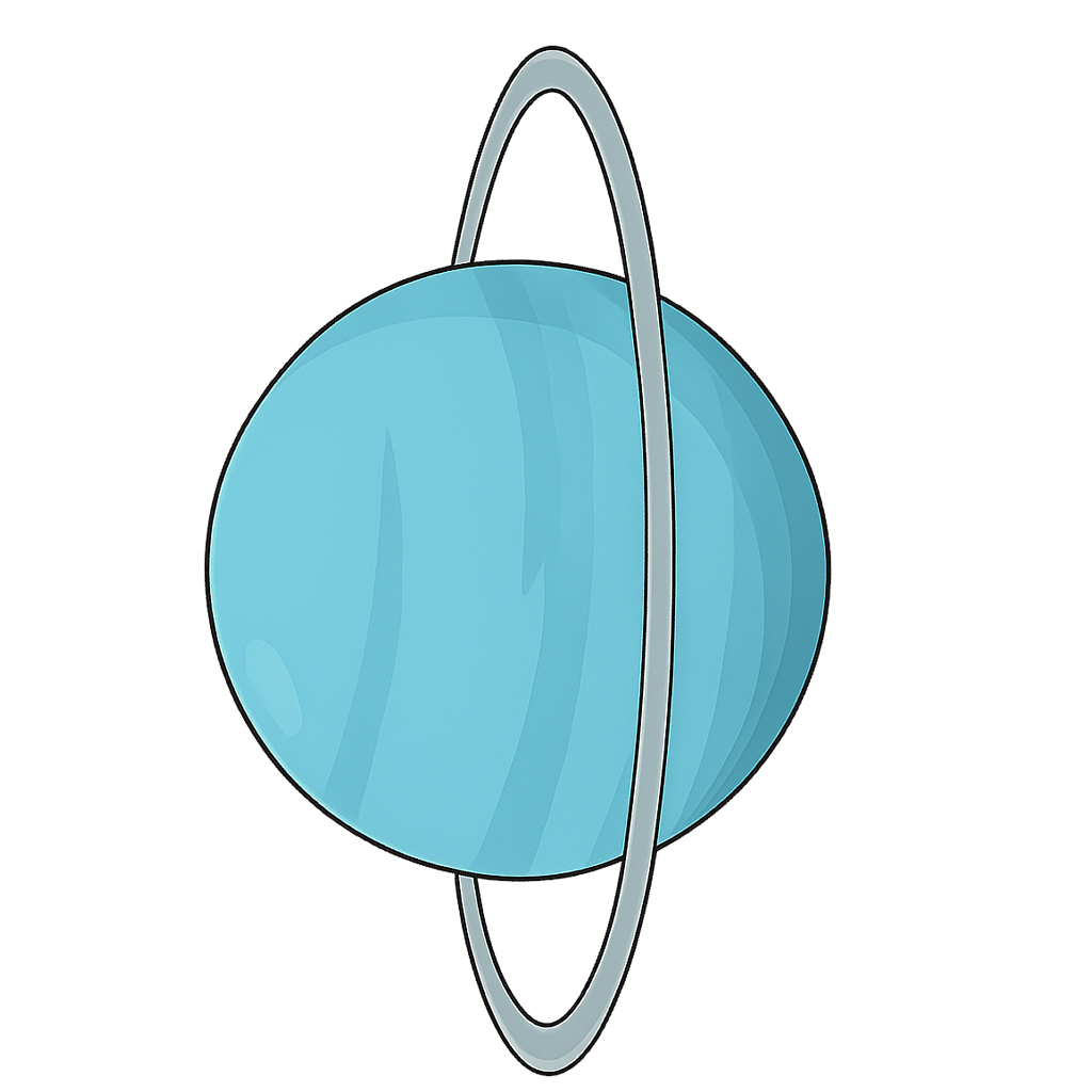 uranus 天王星のイラスト