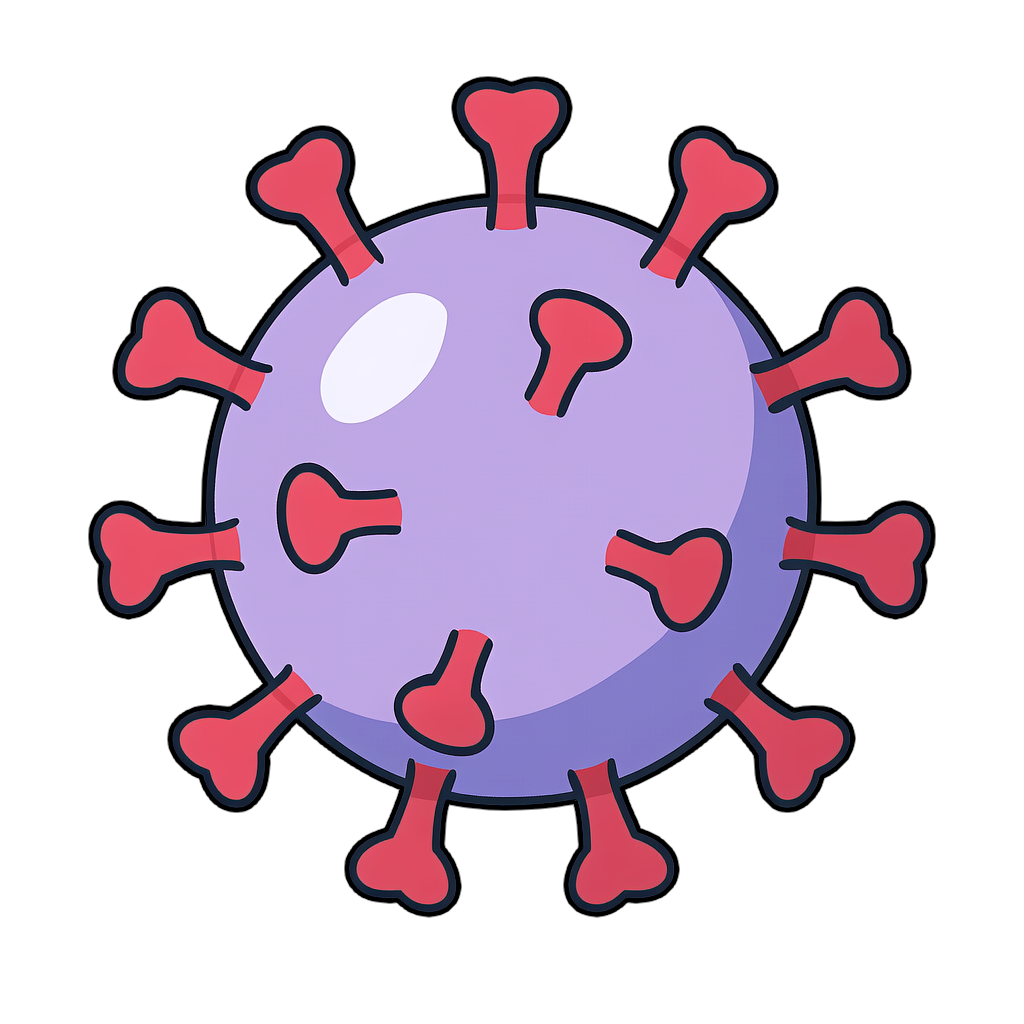 virus ウイルスのイラスト