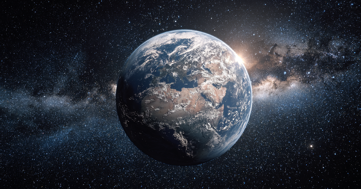 video_earth 自転する地球のAI生成画像