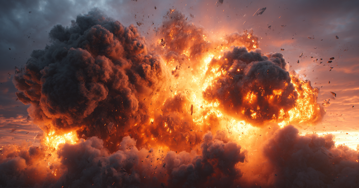 video_explosion 爆発のAI生成画像