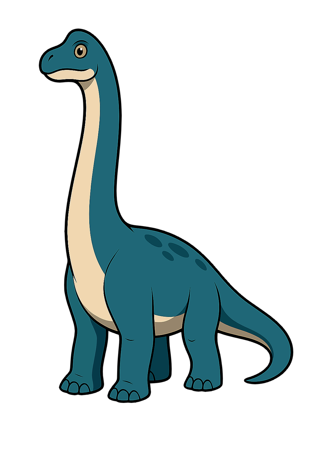 brachiosaurus ブラキオサウルスのイラスト