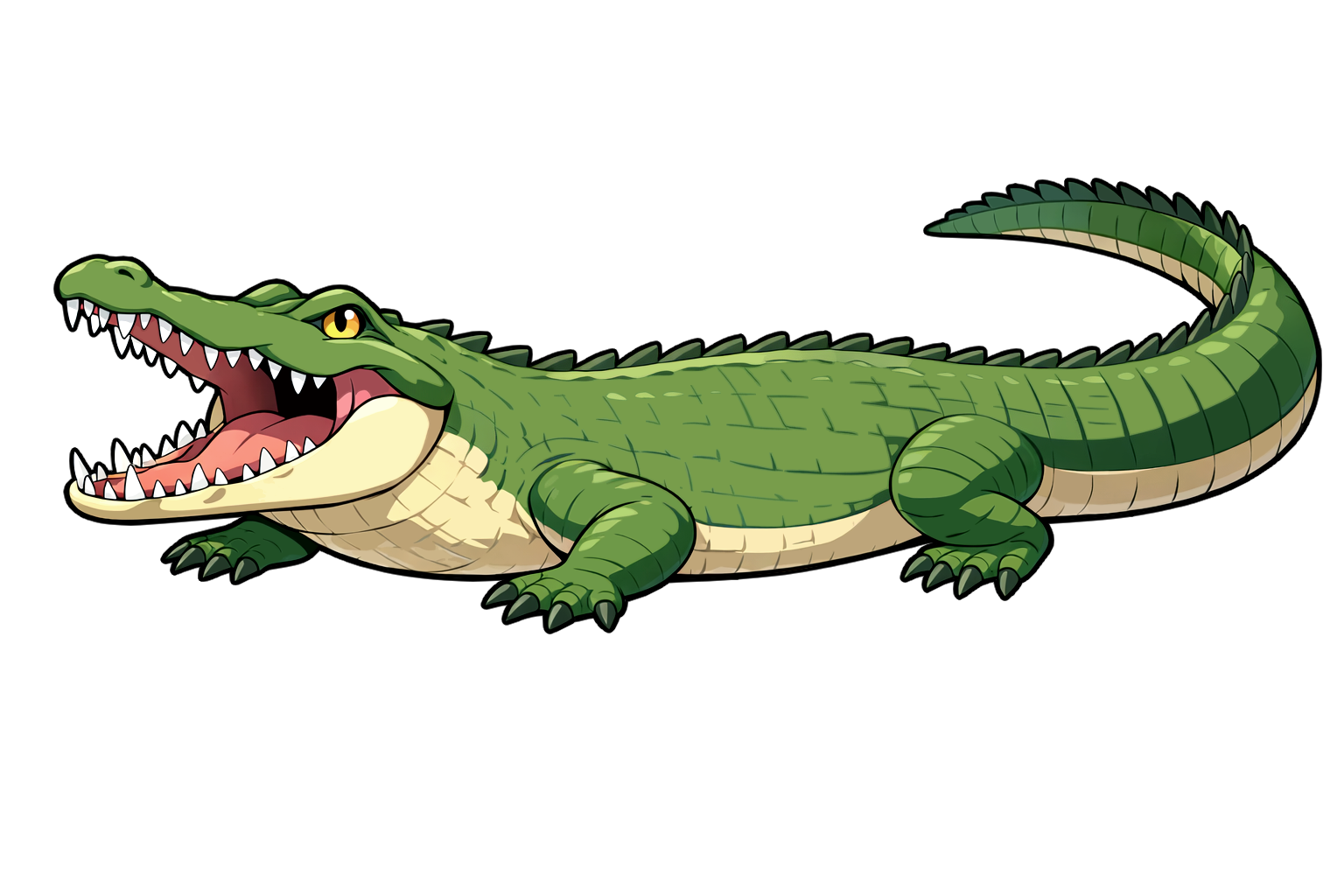 crocodile ワニのイラスト