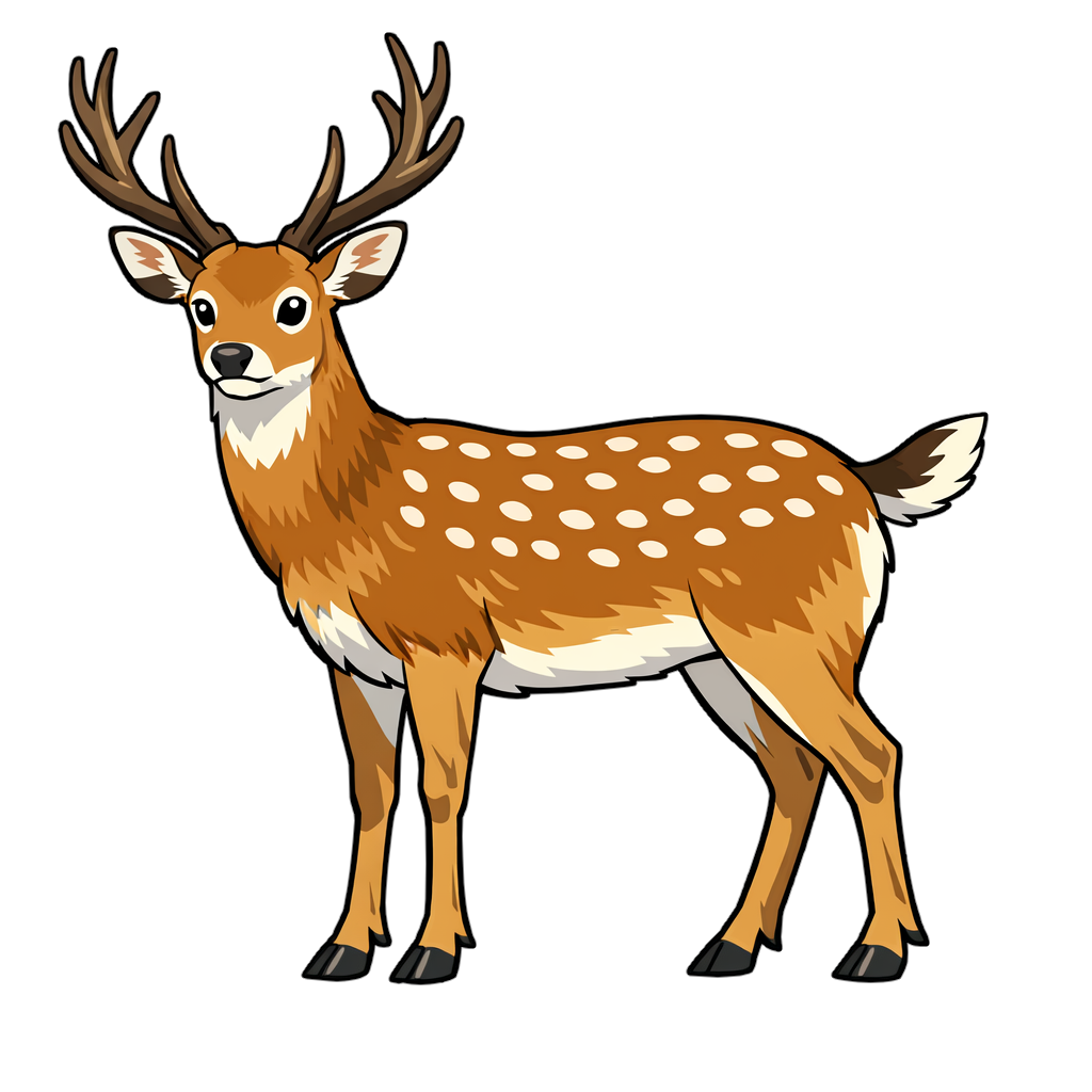 deer シカのイラスト