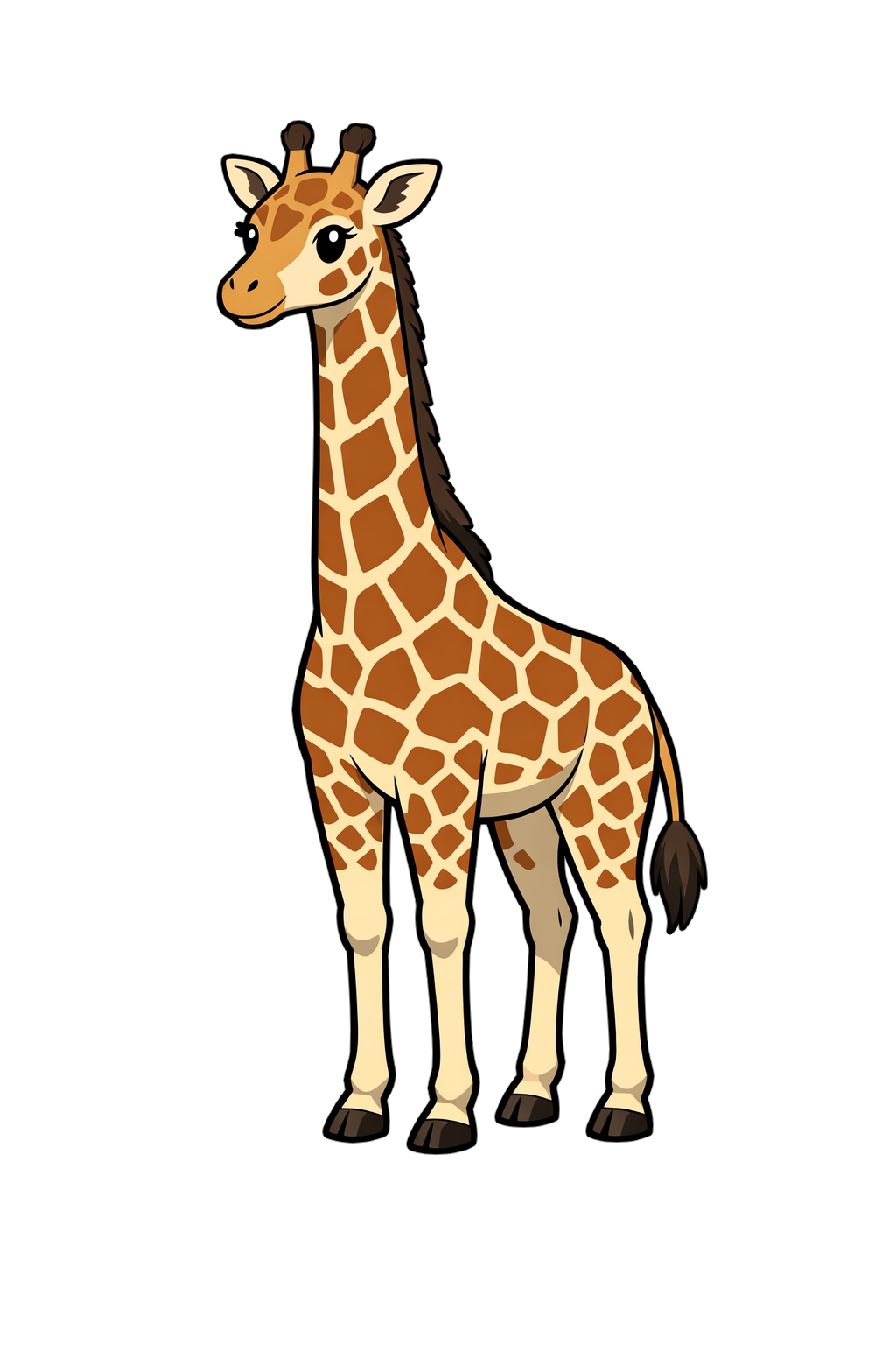 giraffe キリンのイラスト