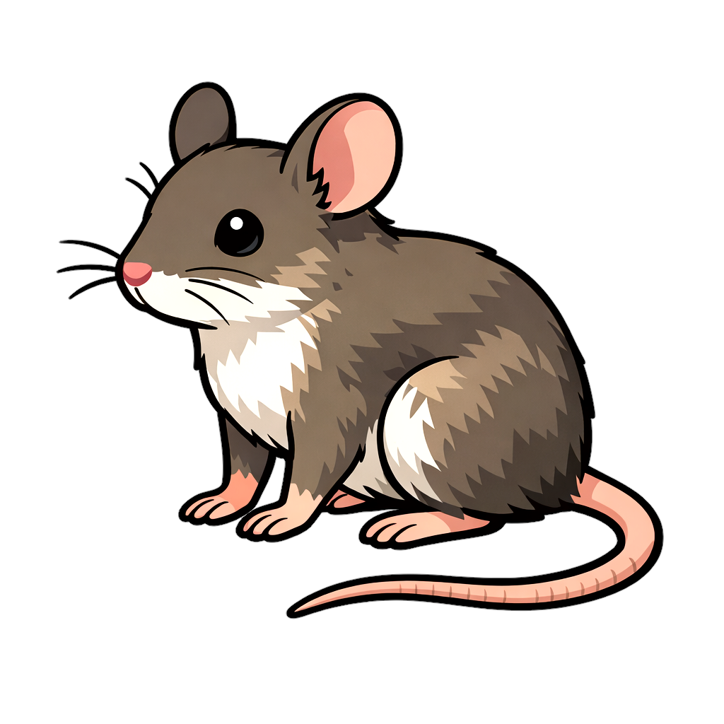 mouse ネズミ（ねずみ・鼠）のイラスト