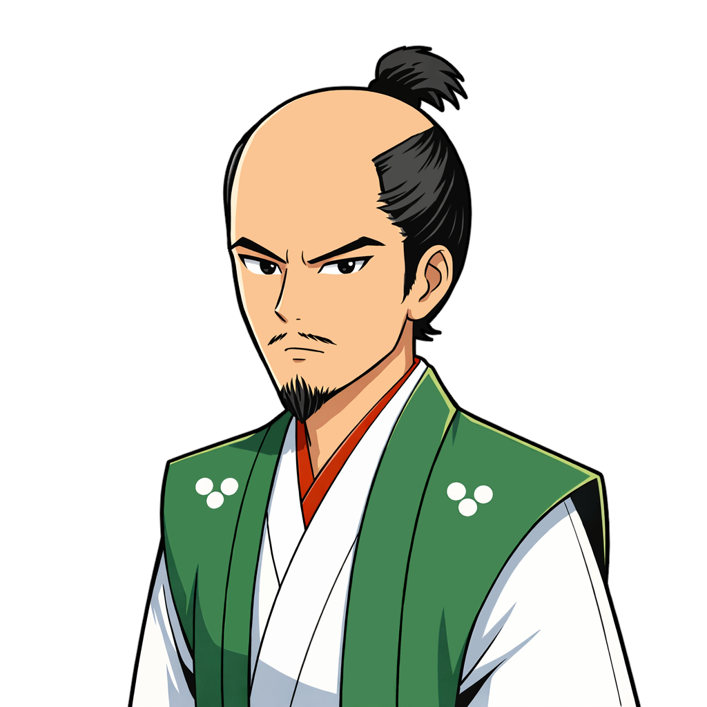 oda_nobunaga 織田信長の似顔絵のイラスト