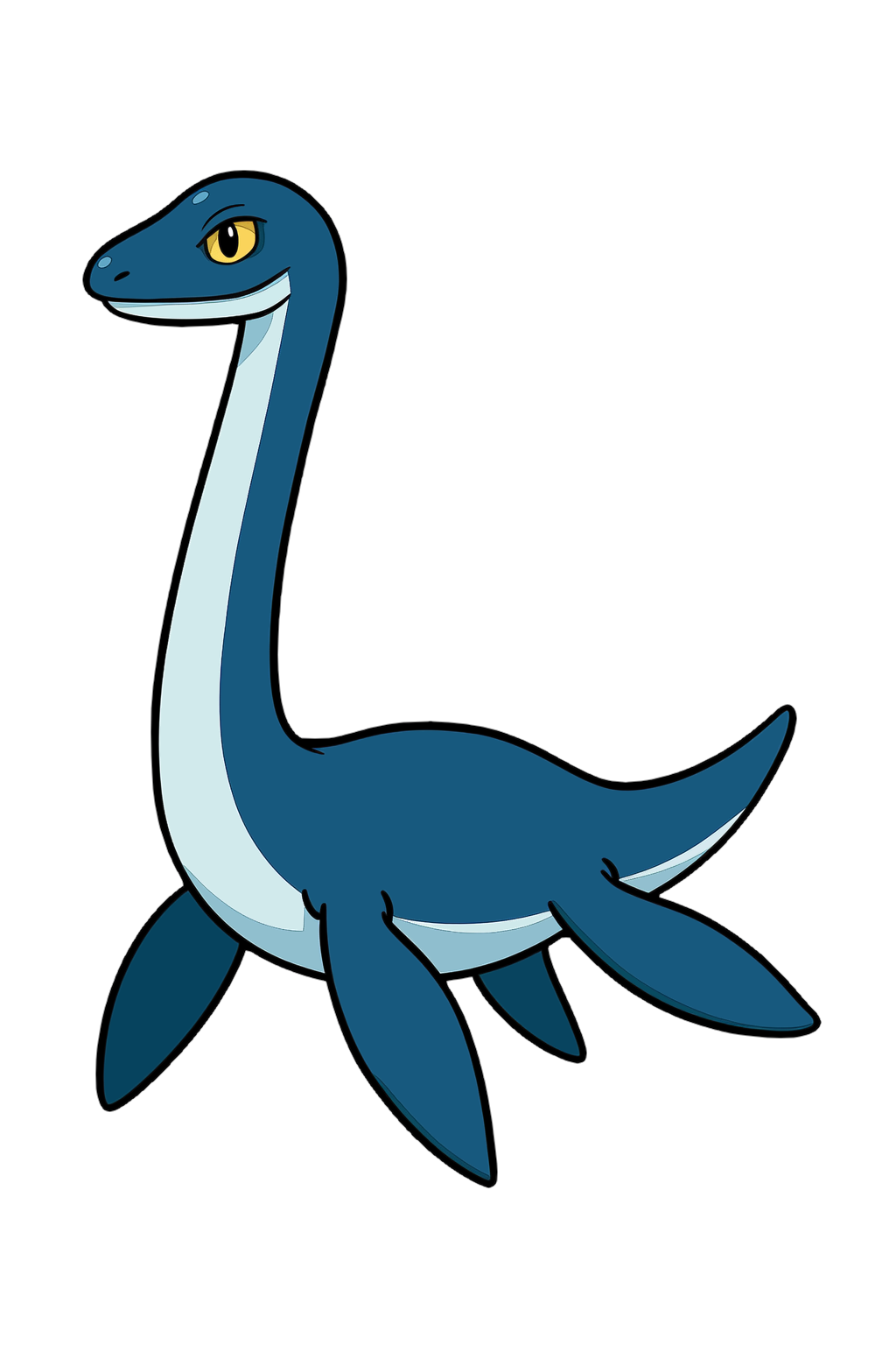 plesiosaur 首長竜のイラスト