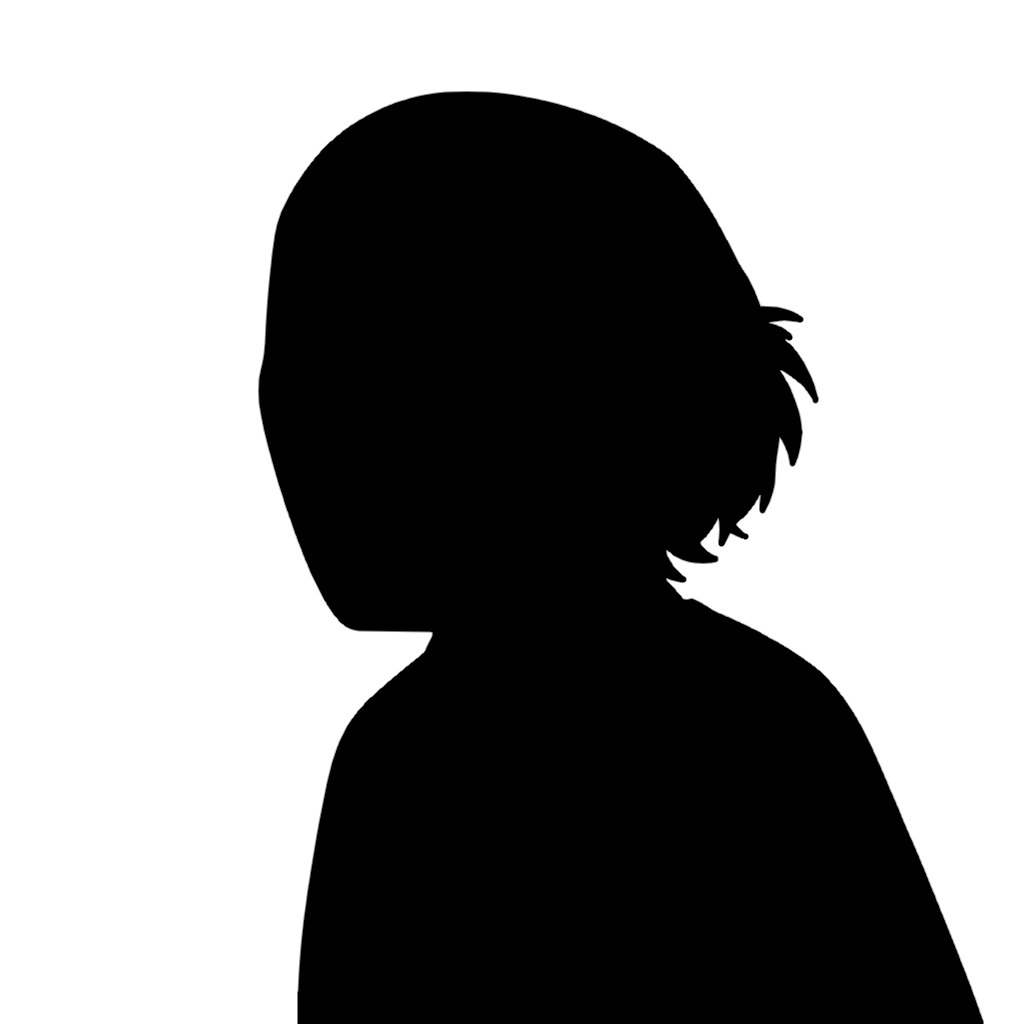 sakamoto_ryoma 坂本龍馬の似顔絵のイラストのシルエット