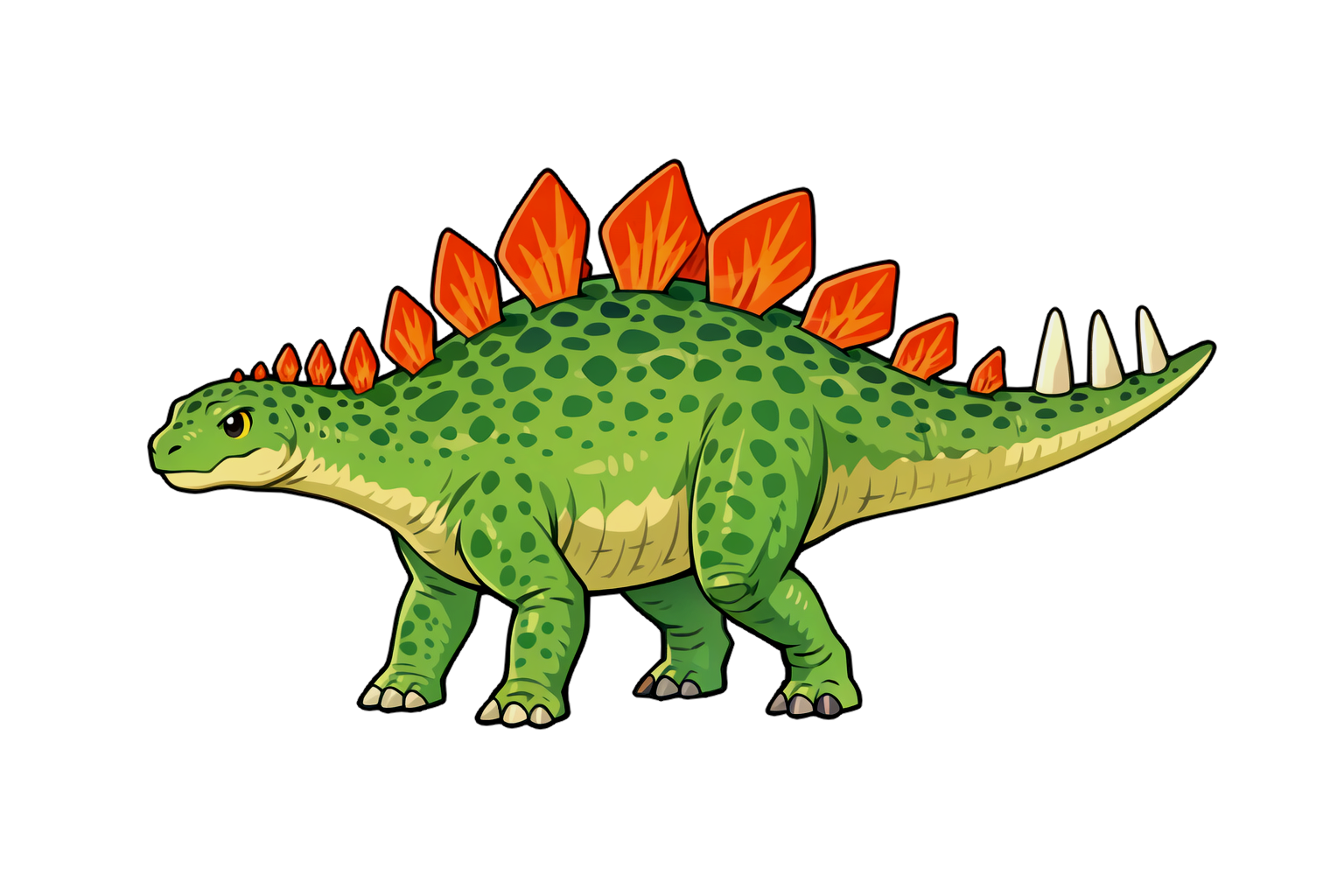 stegosaurus ステゴサウルスのイラスト