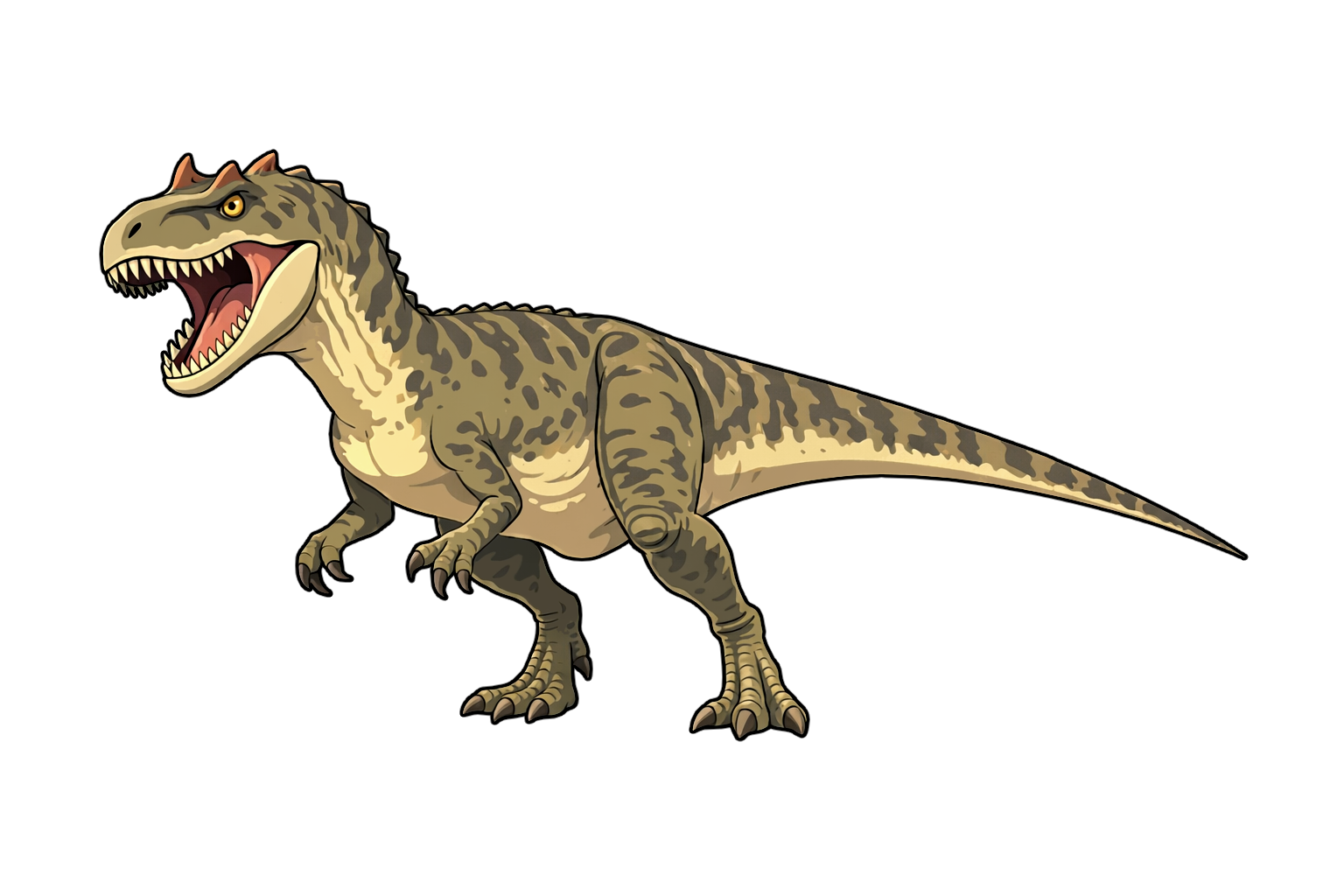 allosaurus アロサウルスのイラスト
