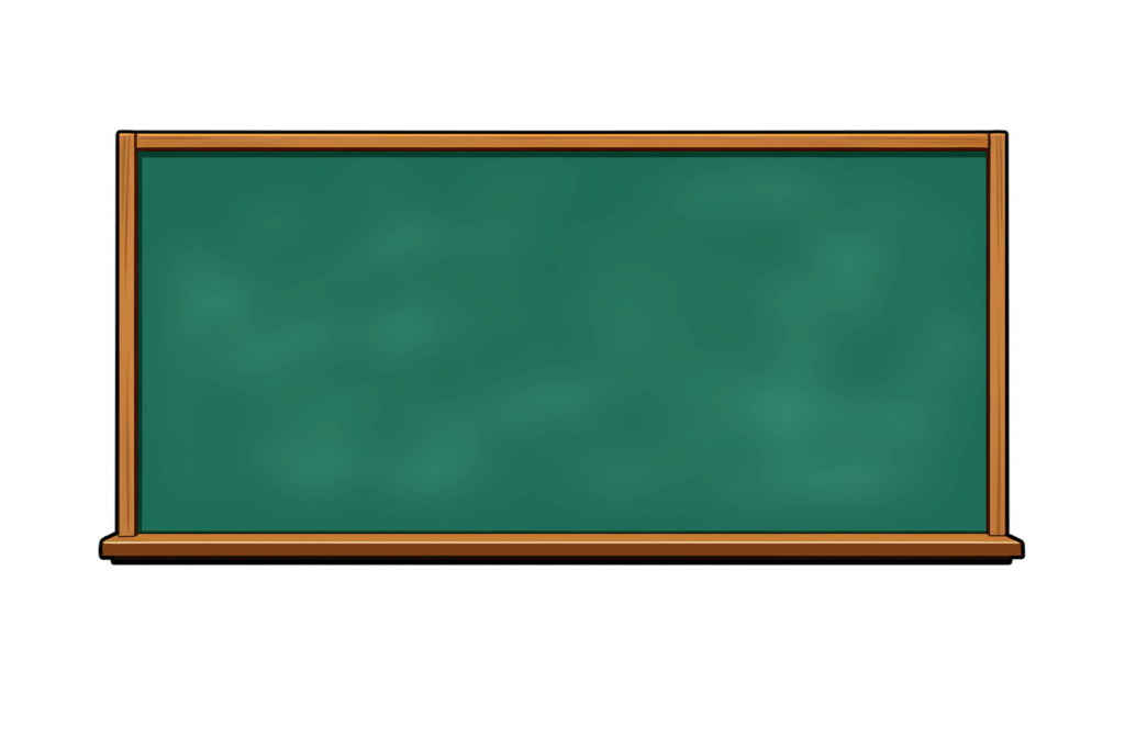 blackboard 黒板のイラスト（黒板のみ）