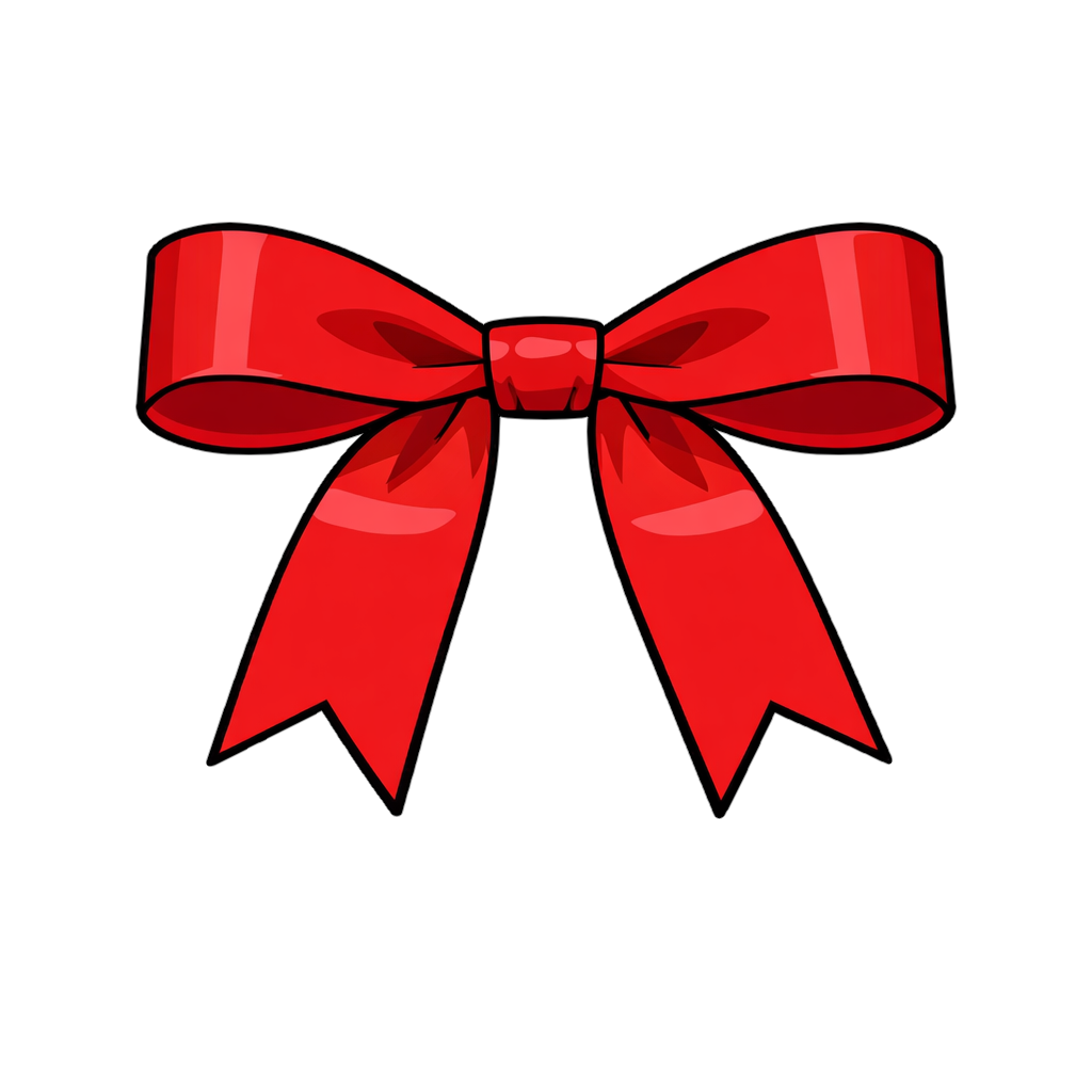 bow_ribbon ちょうちょ結びのリボンのイラスト