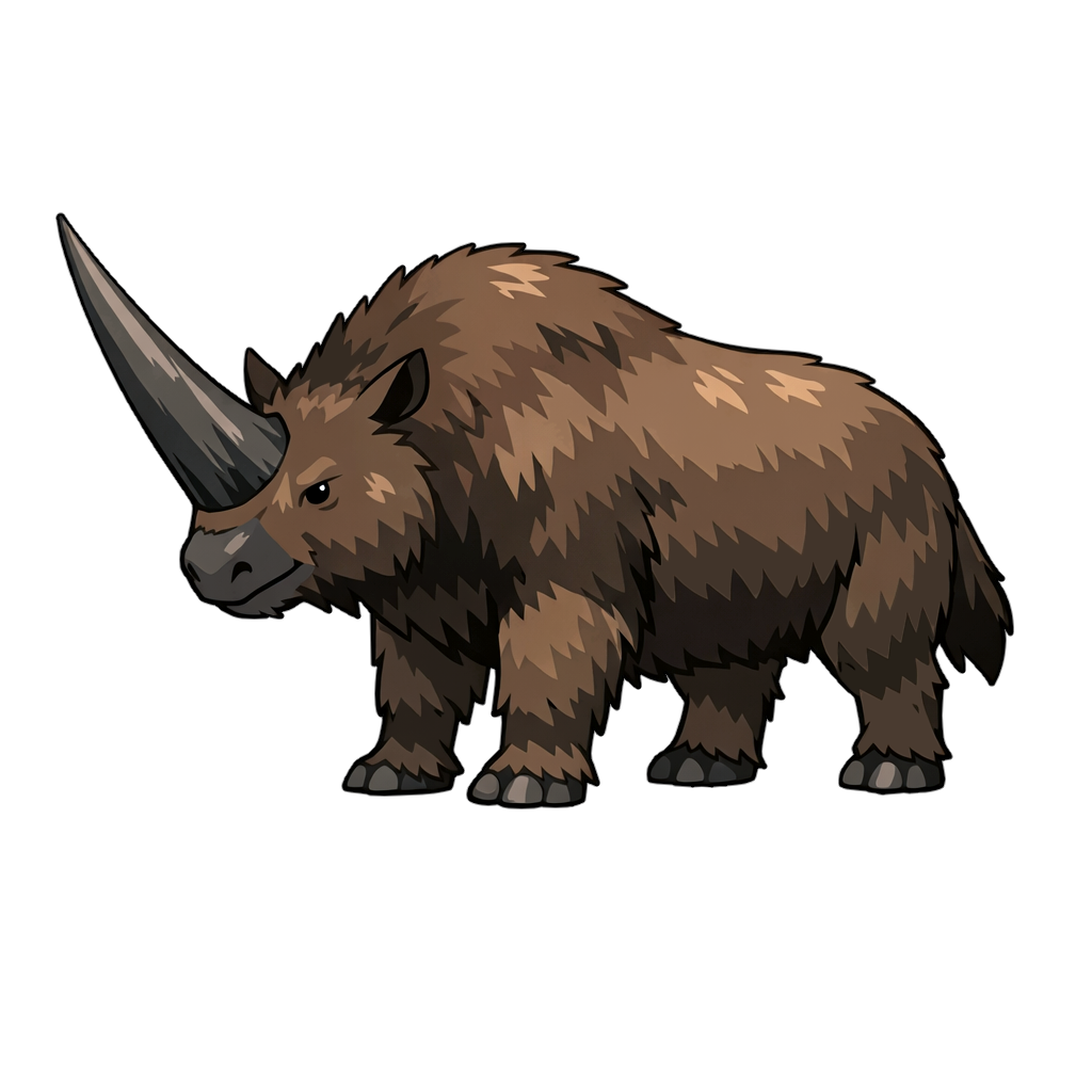 elasmotherium エラスモテリウムのイラスト