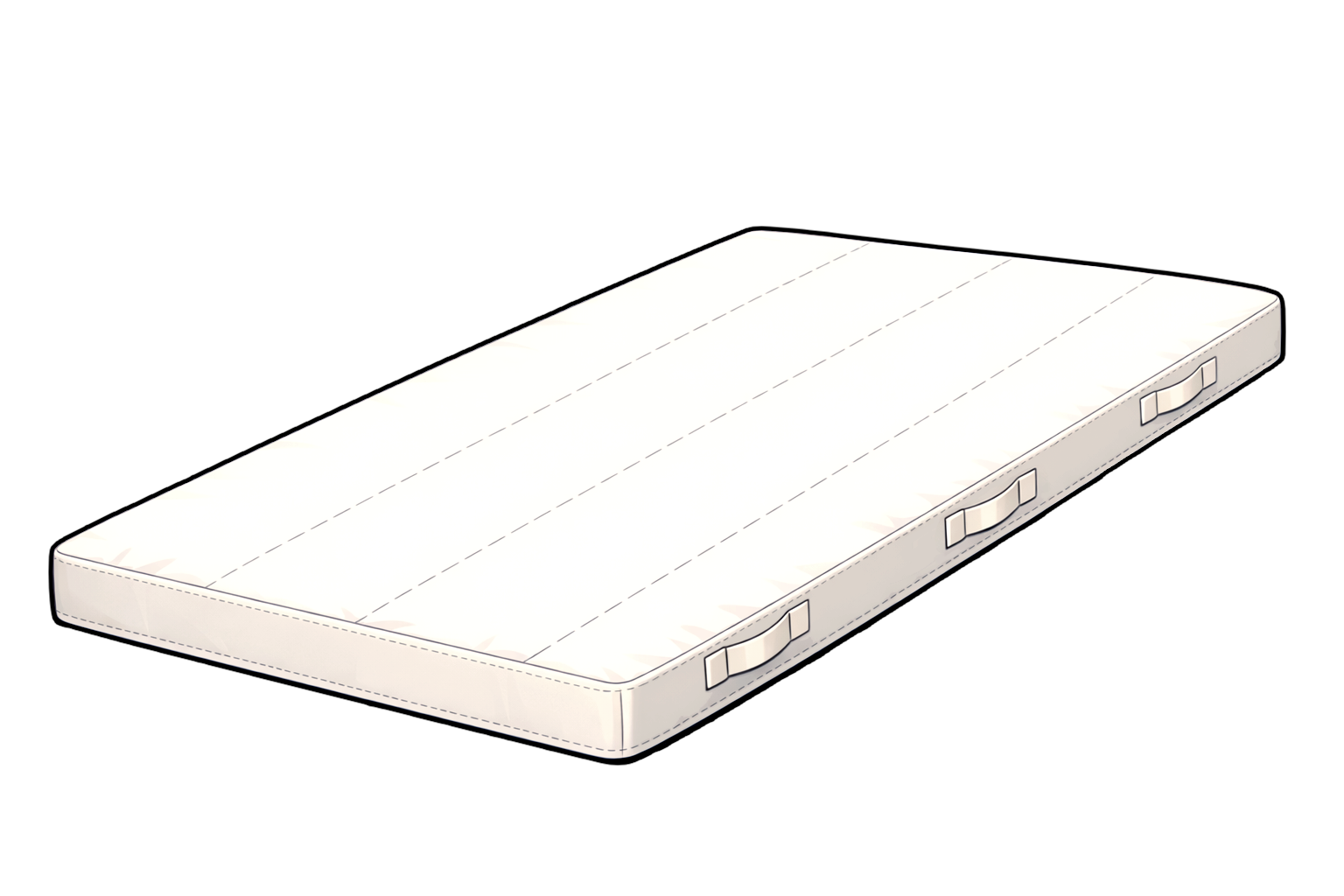 gym_mat 体操用マット（体育マット）のイラスト