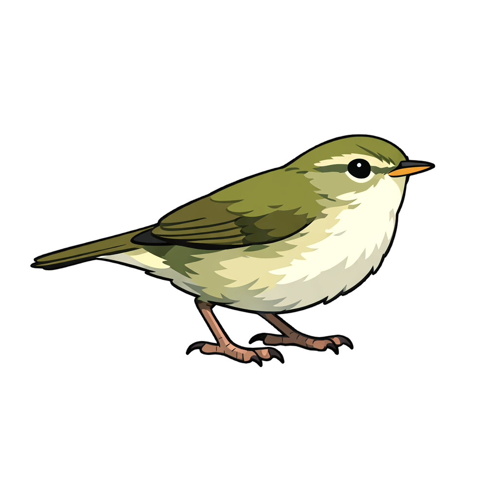 japanese_bush_warbler ウグイス（鳥）のイラスト