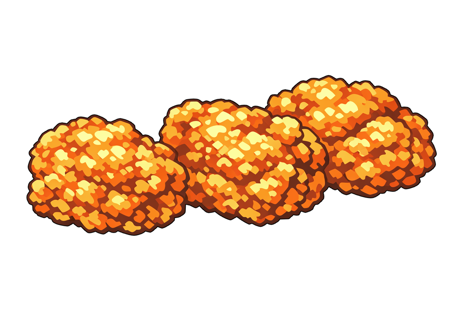 karaage 鶏の唐揚げ（からあげ）のイラスト