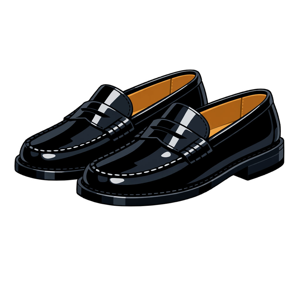 loafers ローファーのイラスト