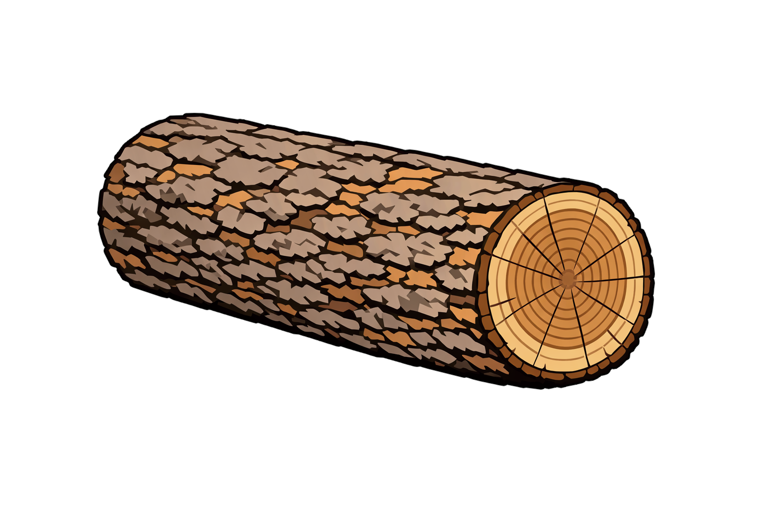 log 丸太のイラスト