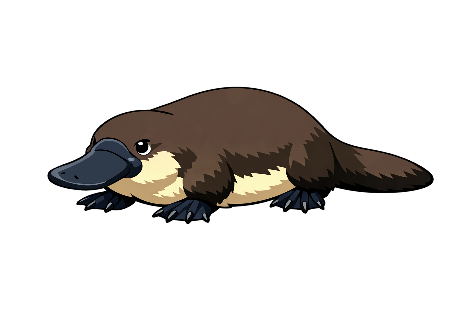 platypus カモノハシのイラスト