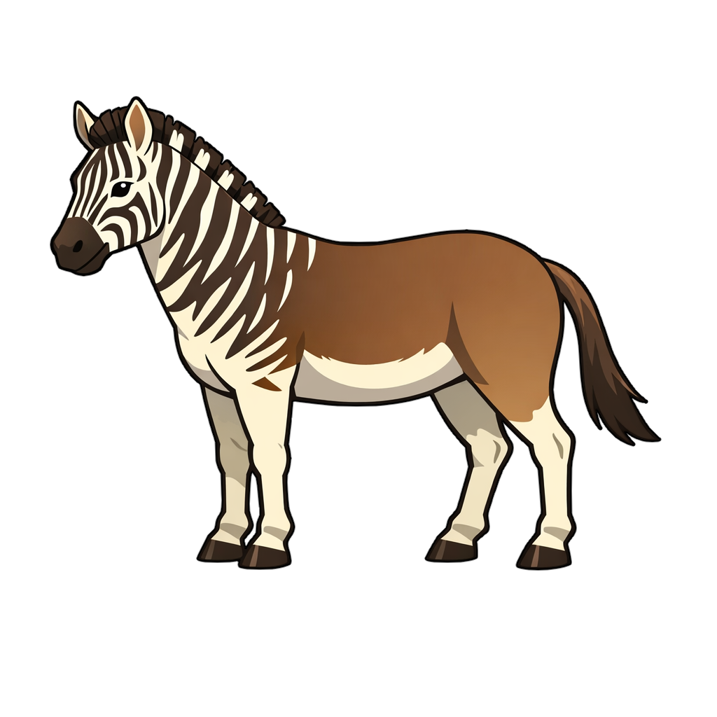 quagga クアッガのイラスト