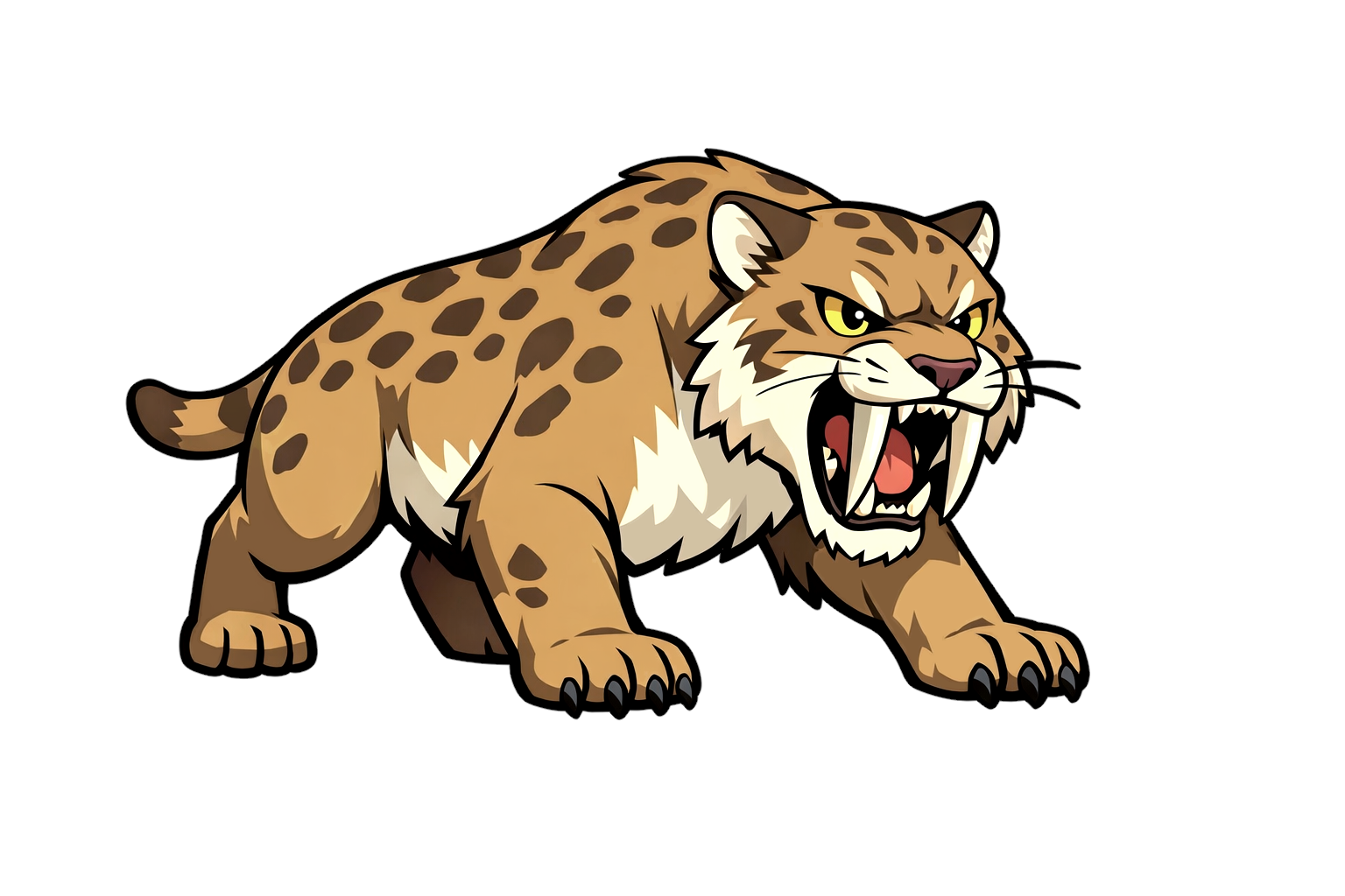 saber_toothed_tiger サーベルタイガーのイラスト