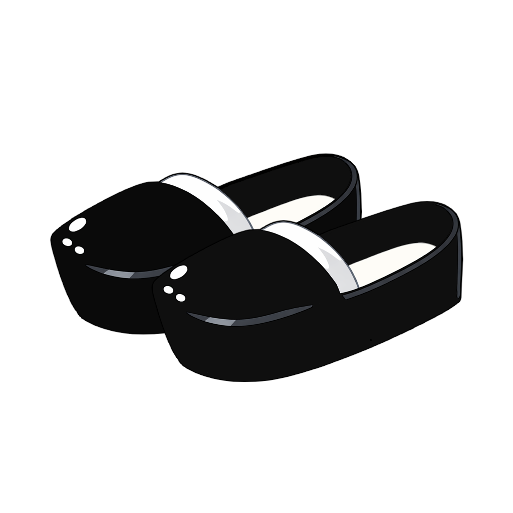 shallow_clogs 浅沓のイラスト