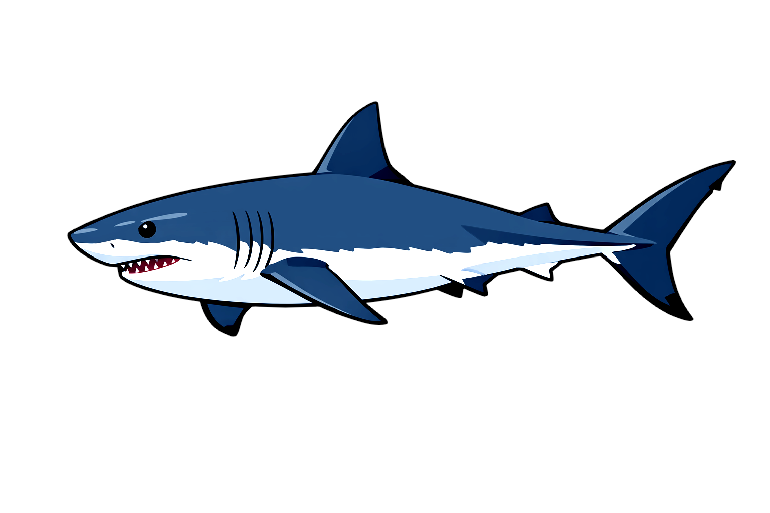 shark サメのイラスト