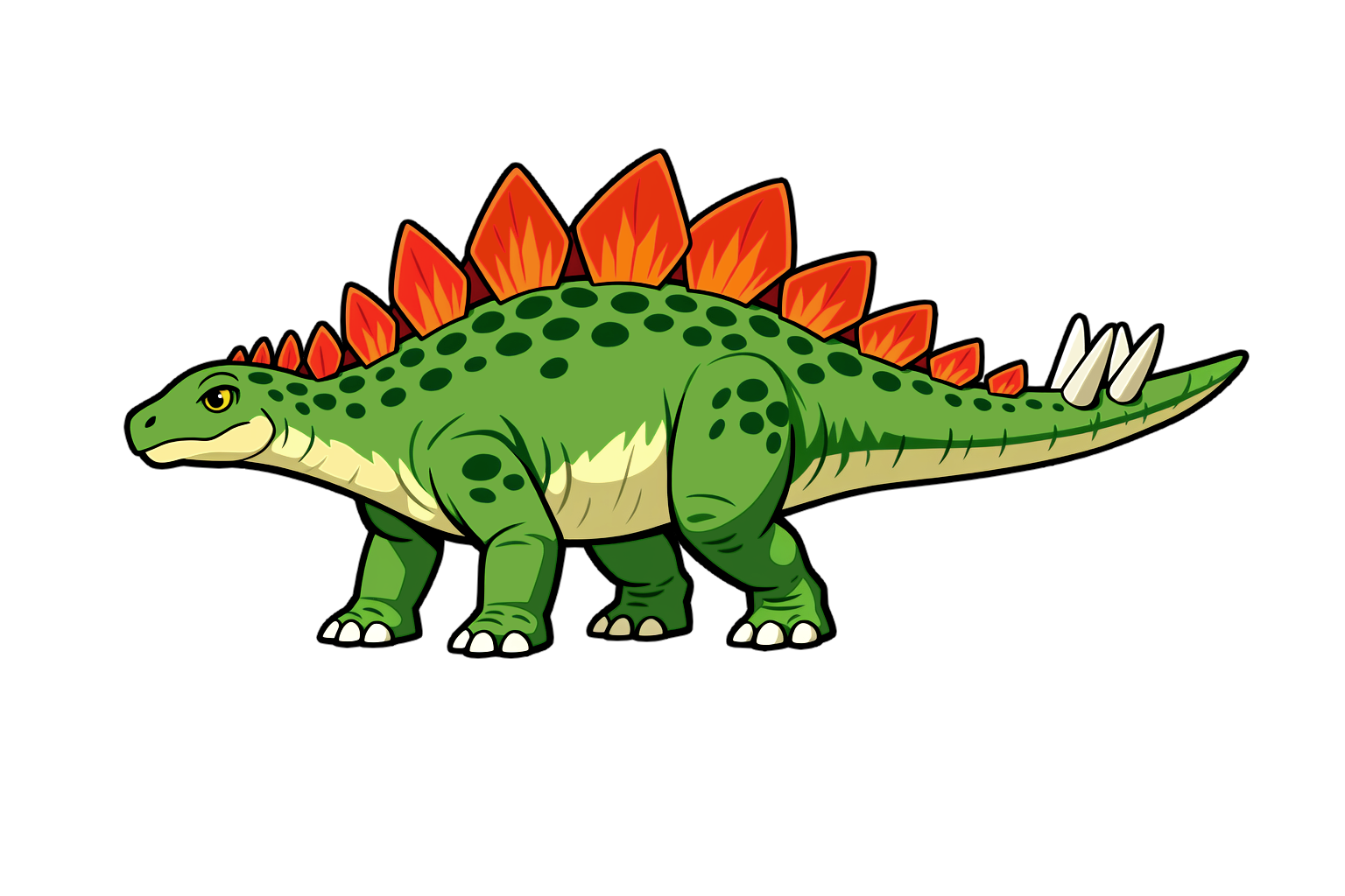 stegosaurus ステゴサウルスのイラスト