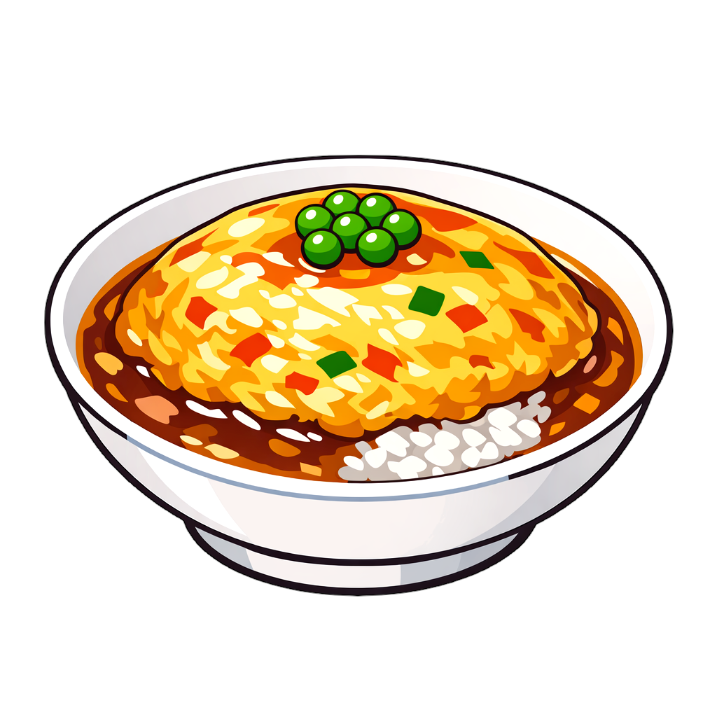 tenshinhan 天津飯（てんしんはん）のイラスト