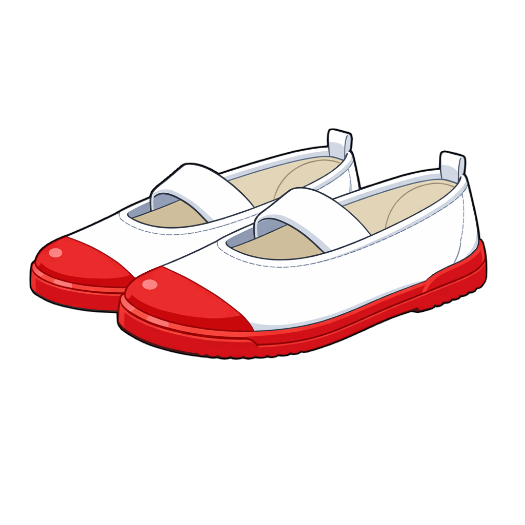 uwabaki 上履きのイラスト