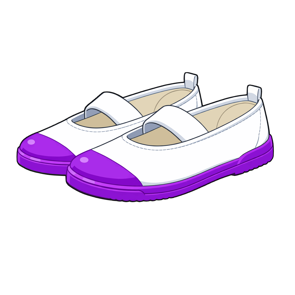 uwabaki 上履きのイラスト