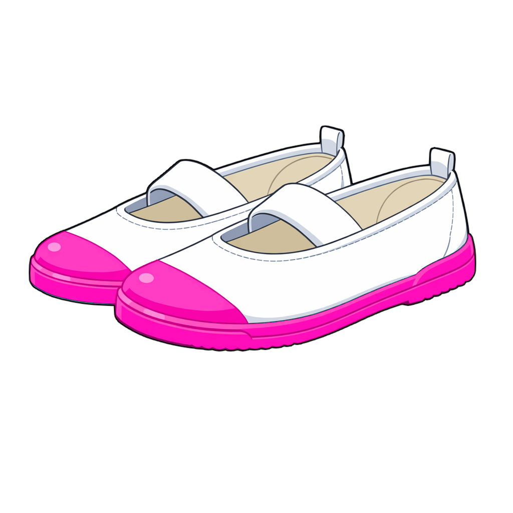 uwabaki 上履きのイラスト