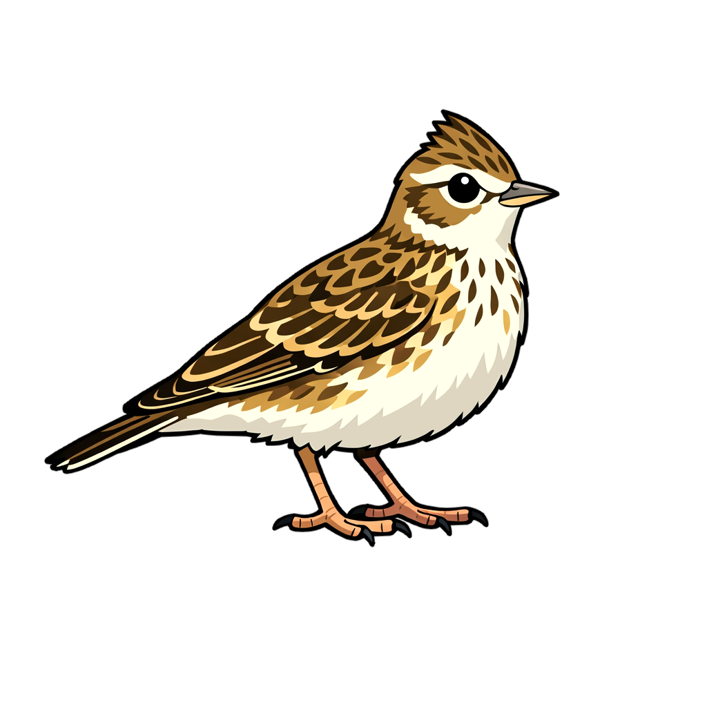 skylark_bird ひばり（鳥）のイラスト